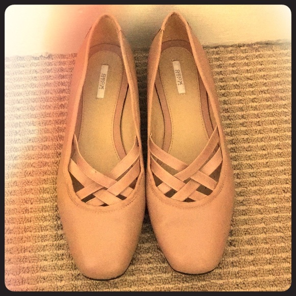 Geox respira flats blush beige 39 neutral 8.5 9 - Picture 2 of 7